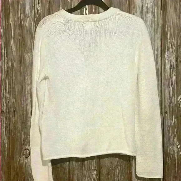Pur White Button-Up Sweater - Picture 3 of 6